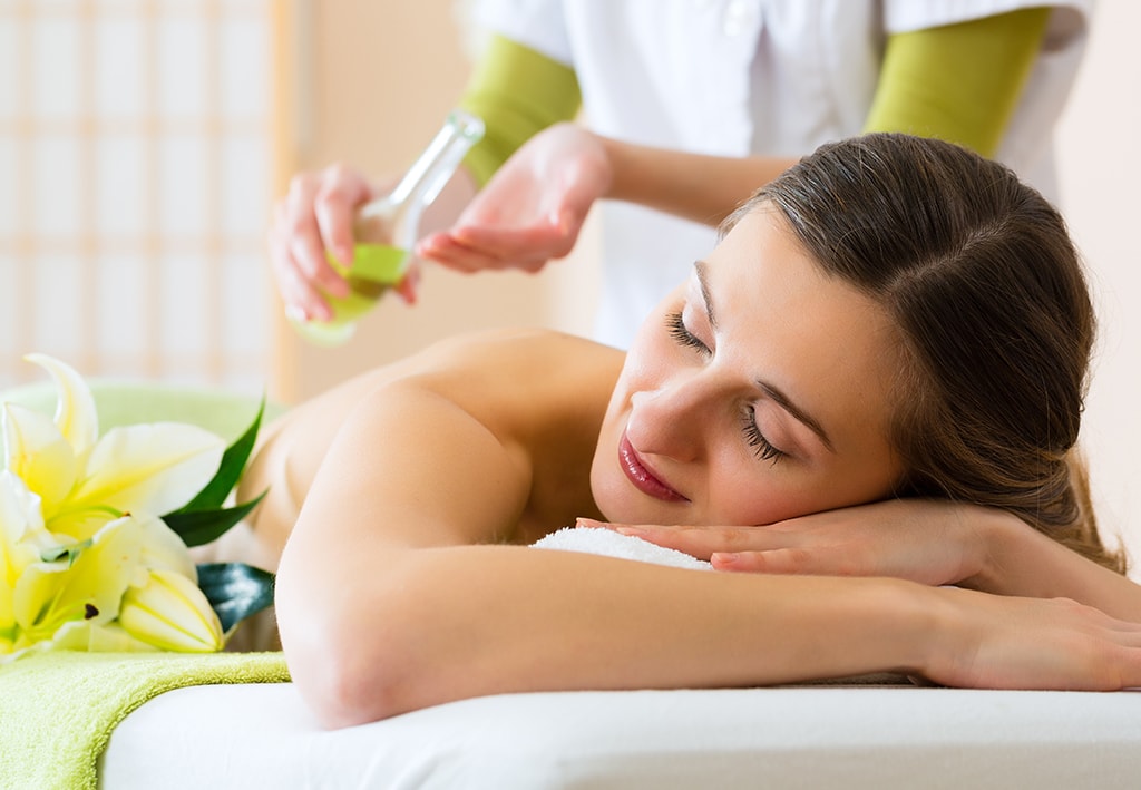 women having massage